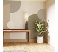 Superfresco Easy Curve & Arch Geo Neutral Print To Order Fixed Size Mural In Beige Beige One Size