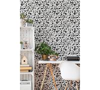 Superfresco Easy Dalmatian Black and White Wallpaper Superfresco Easy Black One Size