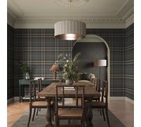 Superfresco Easy Eildon Weave Charcoal, Black