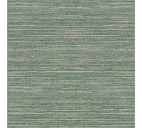 SUPERFRESCO EASY EMPEROR GRASSCLOTH EMERALD WALLPAPER, Green