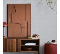 Superfresco Easy Emperor Grasscloth Grey Wallpaper | Paste the Wall | Grey Texture | Eco-Friendly