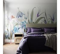 Superfresco Easy Flora Duck Egg Print To Order 3m x 2.8m Mural | Wallpaper Roll