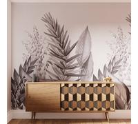 Superfresco Easy Flora & Fauna Mono Print To Order 3M X 2.8M Mural In White White