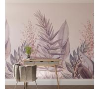 Superfresco Easy Flora & Fauna Purple Print To Order Fixed Size Mural | Wallpaper Roll