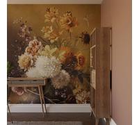 Superfresco Easy Flower Vase Ochre Print To Order 3M X 2.8M Mural In Yellow Yellow
