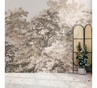 Superfresco Easy Forest Canopy Oatmeal Print To Order 3M X 2.8M Mural In Beige Beige