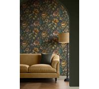 Superfresco Easy Gardenia Archival Blue Wallpaper | Paste The Wall | Blue Floral | Eco-Friendly
