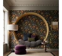 Superfresco Easy Gardenia Charcoal Wallpaper | Paste The Wall | Black Floral | Eco-Friendly