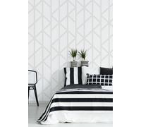 Superfresco Easy Geo Panel White Wallpaper