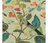 Superfresco Easy Green Botanical Contemporary Textured Wallpaper