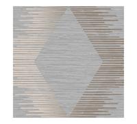 Superfresco Easy Grey & Rose Gold Geometric Wallpaper | Paste the Wall | Grey Geometric | Eco-Friendly