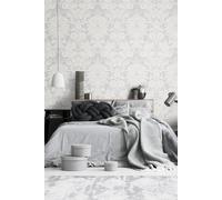 SUPERFRESCO EASY SFE VENETIAN DAMASK GREY WALLPAPER, Grey