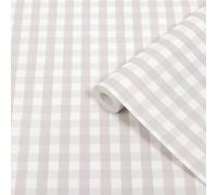 Superfresco Easy Hattie Gingham Stone Wallpaper