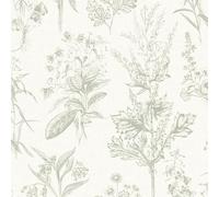 Superfresco Easy Herbarium Sage Wallpaper | Paste the Wall | Green Floral | Eco-Friendly