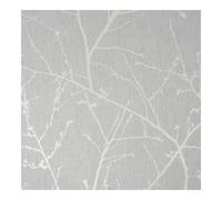 Superfresco Easy Innocence Branch Grey & Silver Metallic Wallpaper Grey