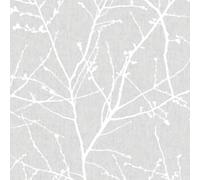 Superfresco Easy Innocence Grey Fabric Effect Wallpaper - 10m