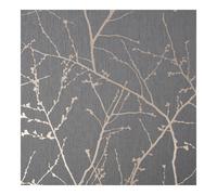 Superfresco Easy Innocence Wallpaper | Branch Charcoal & Copper Metallic