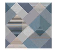 Superfresco Easy Kaleidoscope Geometric Denim Wallpaper