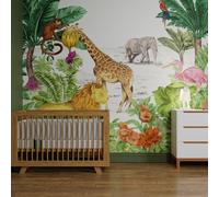 Superfresco Easy King of the Pride Multi Print To Order Fixed Size Mural in White Superfresco Easy White