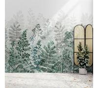 Superfresco Easy Leaf Silhouette Emerald Print To Order Fixed Size Mural | Wallpaper Roll