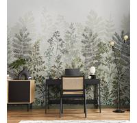 Superfresco Easy Leaf Silhouette Sage Print To Order Fixed Size Mural | Wallpaper Roll