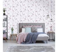 Superfresco Easy Lilac Tree Silhouette Butterfly Wallpaper | Paste The Wall | Lilac Trees | Eco-Friendly