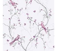 Superfresco Easy Lilac Tree Silhouette Butterfly Wallpaper | Paste the Wall | Lilac Trees
