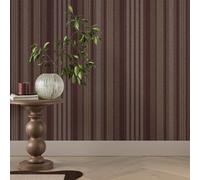 Superfresco Easy Loom Stripe Thistle Wallpaper | Purple Stripe