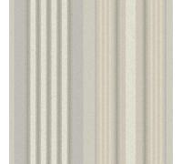 Superfresco Easy Loom Stripe Wallpaper - Stone - 10m