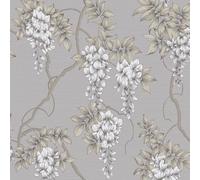 Superfresco Easy Mauve Wisteria Floral Wallpaper | Paste the Wall | Beige Floral | Eco-Friendly