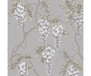 Superfresco Easy Mauve Wisteria Floral Wallpaper | Paste the Wall | Beige Floral | Eco-Friendly