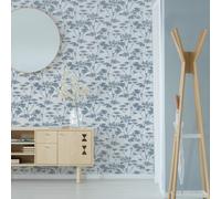 Superfresco Easy Meadow Silhouette Blue Grey Wallpaper