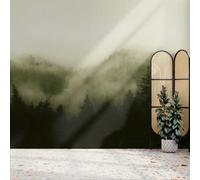 Superfresco Easy Misty Landscape Green Print To Order Fixed Size Mural Superfresco Easy Green