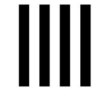 SUPERFRESCO EASY MONOCHROME STRIPE WALLPAPER, Black