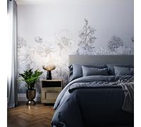 Superfresco Easy Muted Floral Light Blue Print To Order 3m x 2.8m Mural | Wallpaper Roll
