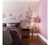 Superfresco Easy Muted Floral Lilac Print To Order 3m x 2.8m Mural | Wallpaper Roll