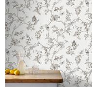 SUPERFRESCO EASY SFE NATURE TRAIL WHITE MICA WALLPAPER, White