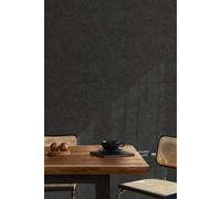 SUPERFRESCO EASY ORGANICS PLAIN BLACK WALLPAPER, Black