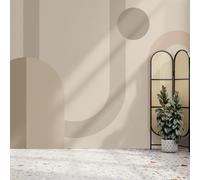Superfresco Easy Oval Geo Pop Neutral Print To Order Fixed Size Mural | Wallpaper Roll
