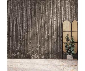 Superfresco Easy Painterly Woods Charcoal Print To Order 3m x 2.8m Mural | Wallpaper Roll