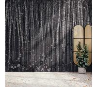 Superfresco Easy Painterly Woods Navy Print To Order 3m x 2.8m Mural | Wallpaper Roll