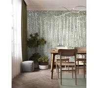 Superfresco Easy Painterly Woods Sage Print To Order Fixed Size Mural | Wallpaper Roll
