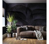 Superfresco Easy Palm Silhouette Midnight Print To Order 3M X 2.8M Mural In Navy Navy