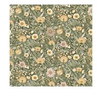 Superfresco Easy Paloma Forest Green Wallpaper | Paste the Wall | Green Floral | Eco-Friendly