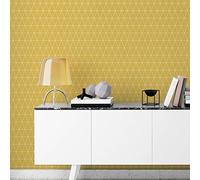 Superfresco Easy Paste The wall Triangolin Geometric Mustard Wallpaper