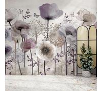 Superfresco Easy Poppy Purple Print To Order Fixed Size Mural | Wallpaper Roll