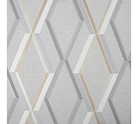 SUPERFRESCO EASY PRESTIGE GEO GREY WALLPAPER, Grey