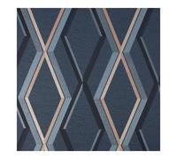 Superfresco Easy Prestige Geometric Wallpaper In Navy Navy 10000mm_x_520mm