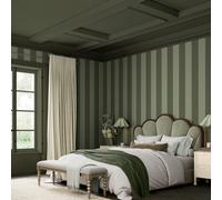 Superfresco Easy Regent Stripe Forest Wallpaper | Paste The Wall | Green Stripes | Eco-Friendly