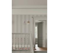 Superfresco Easy Regent Stripe Stone Wallpaper | Paste The Wall | Cream Stripes | Eco-Friendly